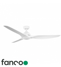 Fanco Horizon 2, 64" DC Ceiling Fan with Smart Remote Control in White